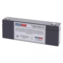 12V 2.6Ah Sealed Lead Acid Battery with F1 Terminals on Opposite Sides