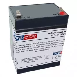 12V 2.9Ah Sealed Lead Acid Battery with F1 Terminals - Right side positive