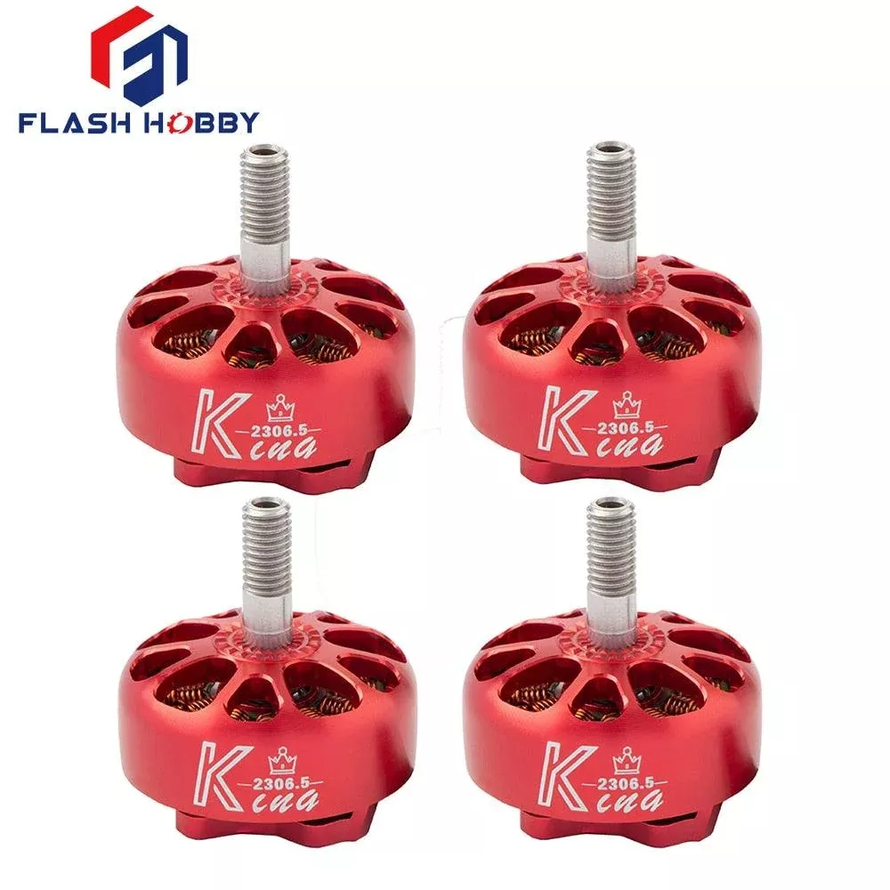নতুন ফ্ল্যাশ হবি কিং সিরিজ 4pcs/Lot K2306.5 2306 1900KV /2300KV/ 2550KV FPV রেসিং সংস্করণ মোটর যন্ত্রাংশের জন্য