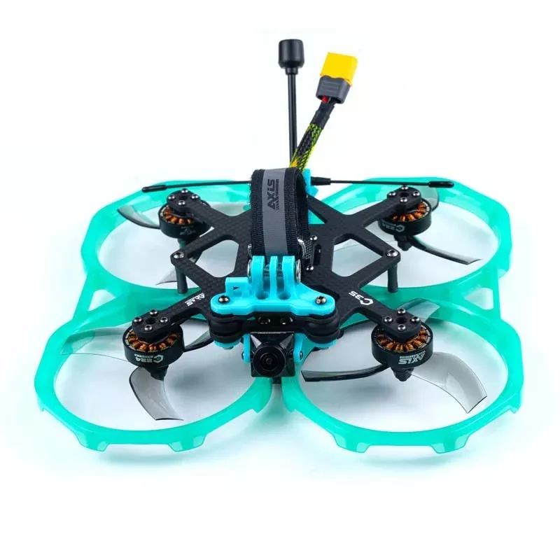 Axisflying CINEON C35 Fremu ya Cinewhoop ya inchi 3.5 FPV, Umbali wa magurudumu 152mm, T700 Carbon, Kinga za Kuondoa Haraka