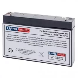 Fuli FL670 6V 7Ah F1 Replacement Battery