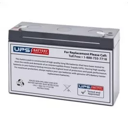 Pace Tech Vitalsign 600 6V 10Ah F1 Medical Battery