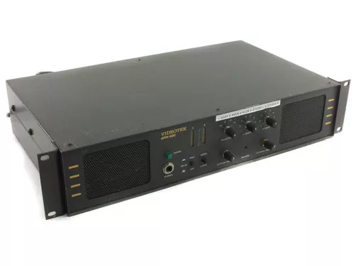 Videotek APM-800 Videotech AMM-800 8-Input Stereo Audio Monitor Amp 15W 2U 19" Rackmount